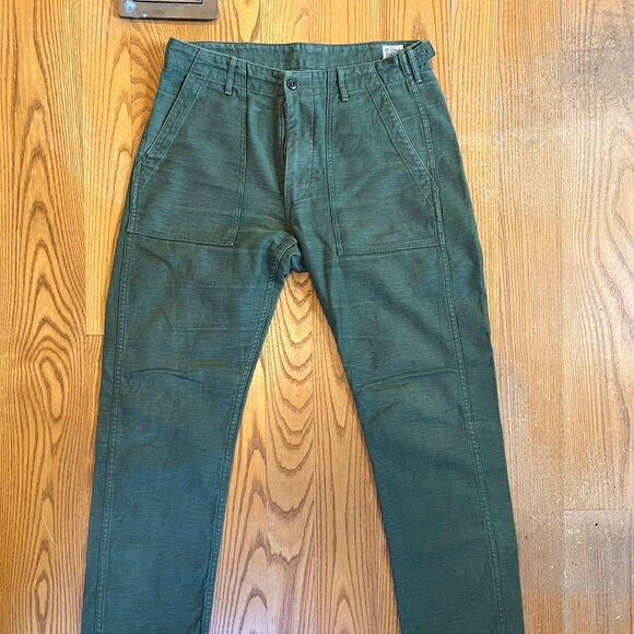 OrSlow Fatigue Straight Leg Cotten Trousers - Picture 1 of 6